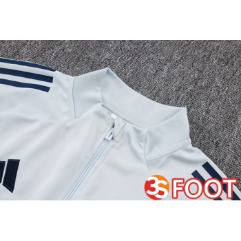 Ensemble Veste Survetement De Foot Arsenal Gris 2025/2026