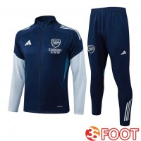 Ensemble Veste Survetement De Foot Arsenal Bleu Royal 2025/2026