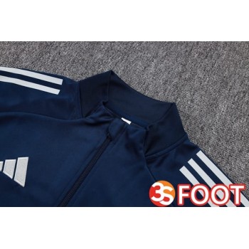 Ensemble Veste Survetement De Foot Arsenal Bleu Royal 2025/2026