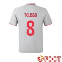 Maillot De Foot Lyon OL (TOLISSO 8) Third Gris 2025/2026