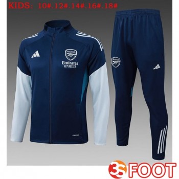 Ensemble Veste Survetement De Foot Arsenal Enfant Bleu Royal 2025/2026