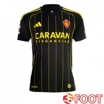 Maillot De Foot Real Zaragoza Exterieur Noir 2025/2026