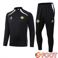 Ensemble Survetement De Foot Real Betis Noir 2025/2026