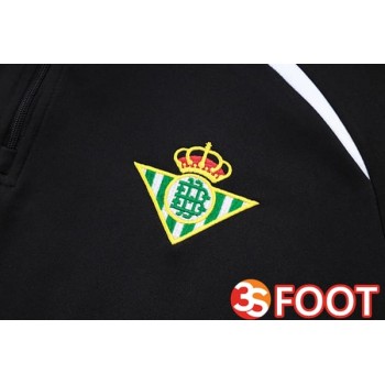 Ensemble Survetement De Foot Real Betis Noir 2025/2026