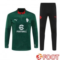 Ensemble Survetement De Foot AC Milan Vert 2025/2026