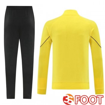 Ensemble Veste Survetement De Foot Dortmund BVB Jaune 2025/2026