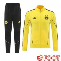 Ensemble Veste Survetement De Foot Dortmund BVB Jaune 2025/2026