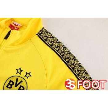 Ensemble Veste Survetement De Foot Dortmund BVB Jaune 2025/2026