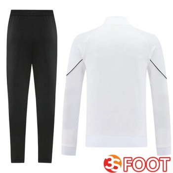 Ensemble Veste Survetement De Foot AC Milan Blanc 2025/2026