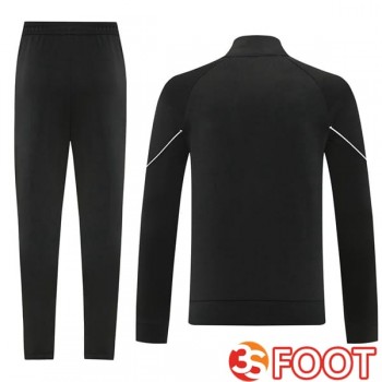 Ensemble Veste Survetement De Foot AC Milan Noir 2025/2026
