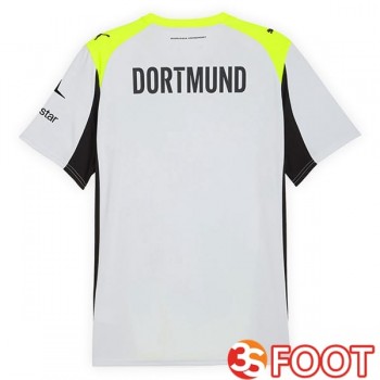 Maillot De Foot Dortmund BVB Exterieur Gris Vert 2025/2026