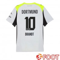 Maillot De Foot Dortmund BVB (Brandt 10) Exterieur Gris Vert 2025/2026