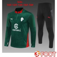 Ensemble Survetement De Foot AC Milan Enfant Vert 2025/2026