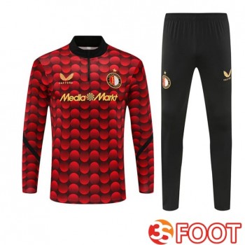 Ensemble Survetement De Foot Feyenoord Rouge 2025/2026