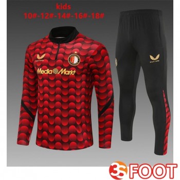Ensemble Survetement De Foot Feyenoord Enfant Rouge 2025/2026