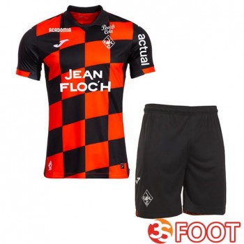 Maillot De Foot FC Lorient Enfant Domicile Rouge Noir 2025/2026