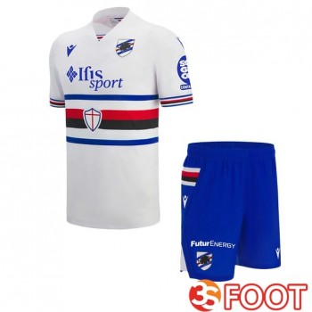 Maillot De Foot UC Sampdoria Enfant Exterieur Blanc 2025/2026