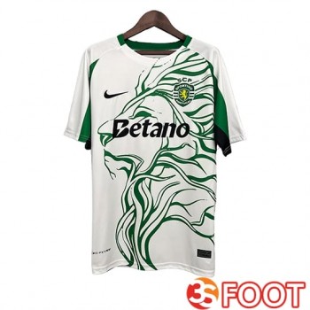 Maillot De Foot Sporting SCP Special Edition Blanc/Vert 2025/2026