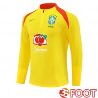 Training Sweatshirt Bresil Jaune 2025/2026