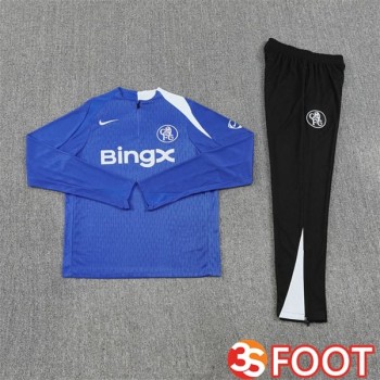 Ensemble Survetement De Foot FC Chelsea Bleu 2025/2026