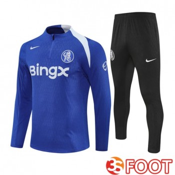 Ensemble Survetement De Foot FC Chelsea Bleu 2025/2026