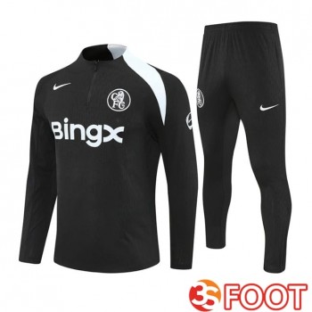 Ensemble Survetement De Foot FC Chelsea Noir 2025/2026