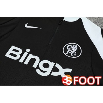 Ensemble Survetement De Foot FC Chelsea Noir 2025/2026