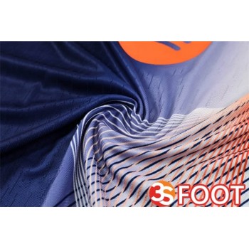 Ensemble Survetement De Foot FC Barcelone Bleu Royal Orange 2025/2026