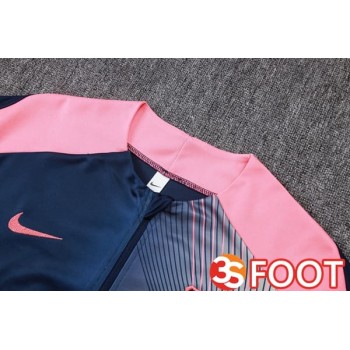 Ensemble Survetement De Foot FC Barcelone Bleu Royal Rose 2025/2026