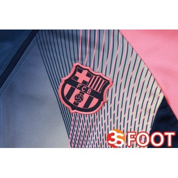 Ensemble Survetement De Foot FC Barcelone Bleu Royal Rose 2025/2026