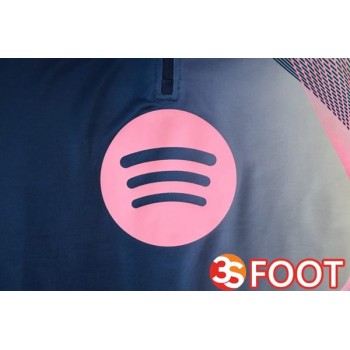 Ensemble Survetement De Foot FC Barcelone Bleu Royal Rose 2025/2026