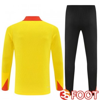 Ensemble Survetement De Foot Bresil Jaune 2025/2026