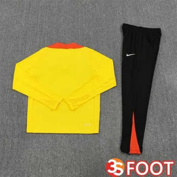 Ensemble Survetement De Foot Bresil Jaune 2025/2026