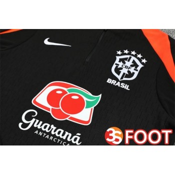 Ensemble Survetement De Foot Bresil Noir 2025/2026