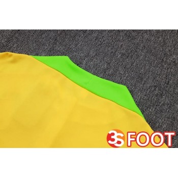 Ensemble Survetement De Foot Bresil Jaune 2025/2026