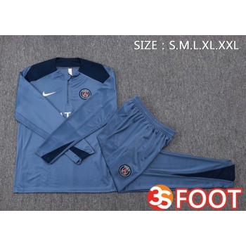Ensemble Survetement De Foot Paris PSG Gris 2025/2026