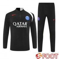 Ensemble Survetement De Foot Paris PSG Noir 2025/2026
