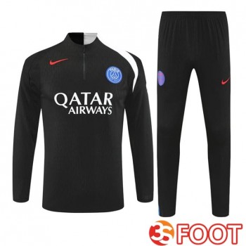 Ensemble Survetement De Foot Paris PSG Noir 2025/2026