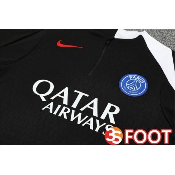 Ensemble Survetement De Foot Paris PSG Noir 2025/2026