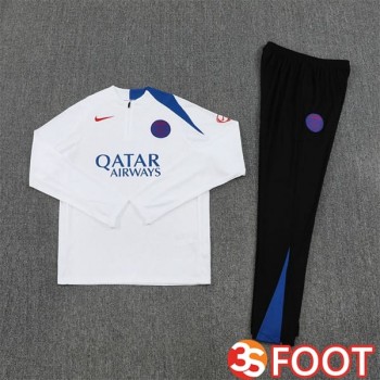 Ensemble Survetement De Foot Paris PSG Blanc 2025/2026