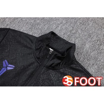 Ensemble Veste Survetement De Foot FC Barcelone Noir 2025/2026