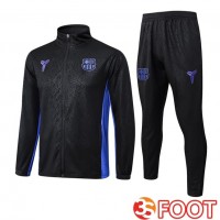 Ensemble Veste Survetement De Foot FC Barcelone Noir 2025/2026