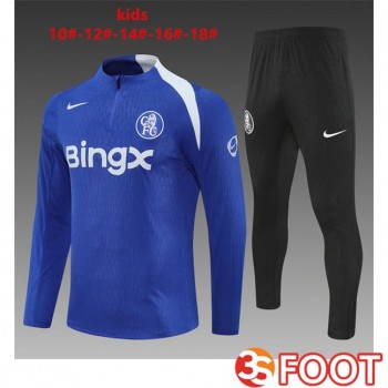 Ensemble Survetement De Foot FC Chelsea Enfant Bleu 2025/2026