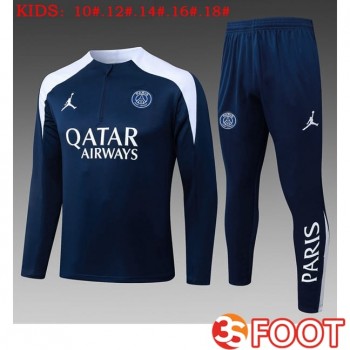 Ensemble Survetement De Foot Jordan Paris Enfant Bleu Royal 2025/2026