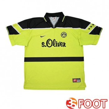 Maillot De Foot Dortmund BVB Retro Domicile Jaune 1997-1998