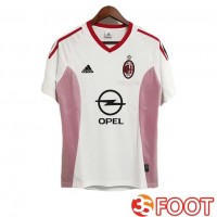 Maillot De Foot AC Milan Retro Exterieur Blanc 2002-2003