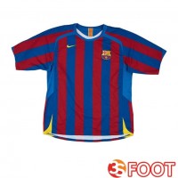 Maillot De Foot FC Barcelone Retro Domicile Bleu Rouge 2005-2006