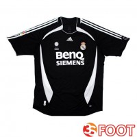 Maillot De Foot Real Madrid Retro Exterieur Noir 2006-2007
