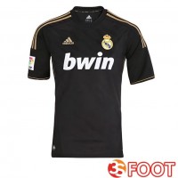 Maillot De Foot Real Madrid Retro Exterieur Noir 2011-2012