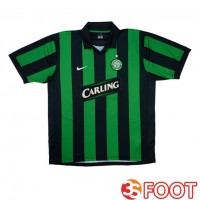 Maillot De Foot Celtic FC Retro Exterieur Vert Noir 2006-2007